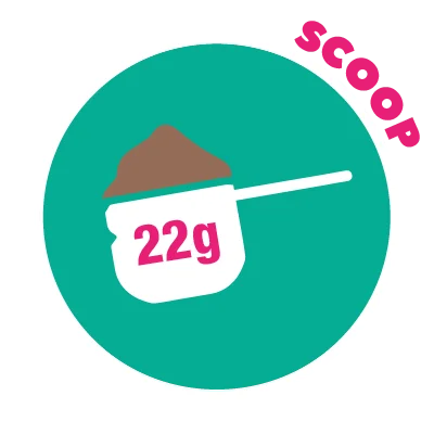 Add 2 scoops daily with 200ml water or any healthy beverage of choice