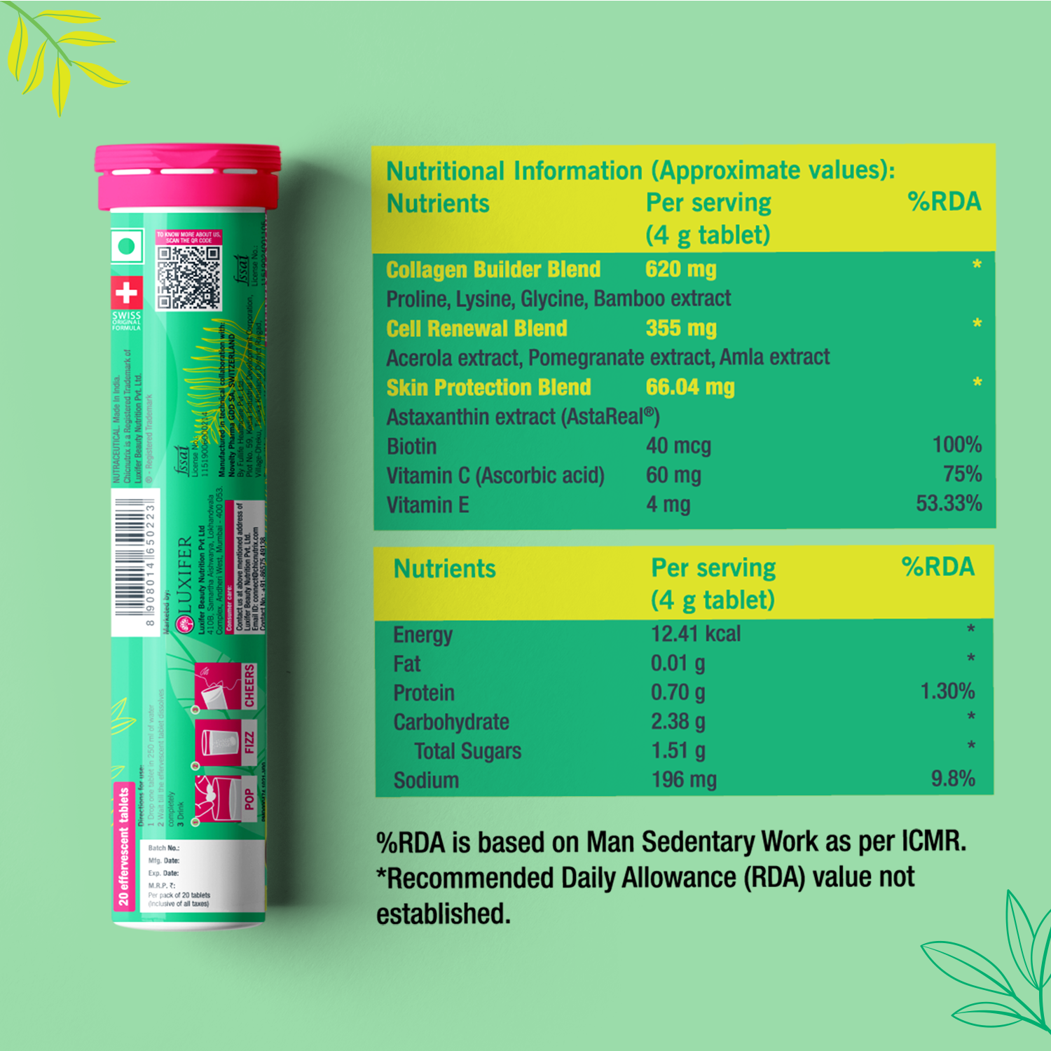 Anti-ageing routine - Chicnutrix Vegan Collagen Builder + Reverse