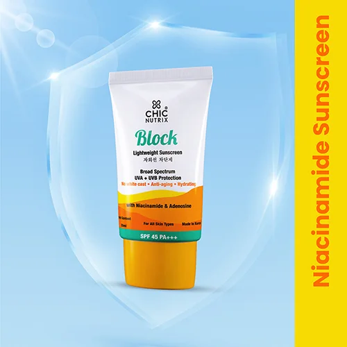 Chicnutrix Block - Korean Niacinamide Sunscreen
