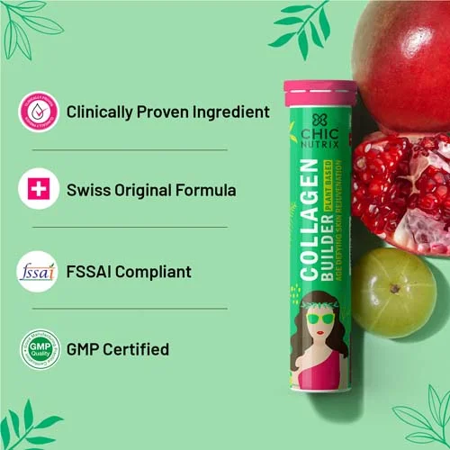 Chicnutrix Collagen Builder Plant Based - Youthful Skin
