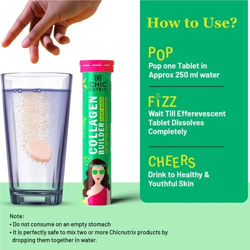 Chicnutrix Collagen Builder Plant Based - Youthful Skin