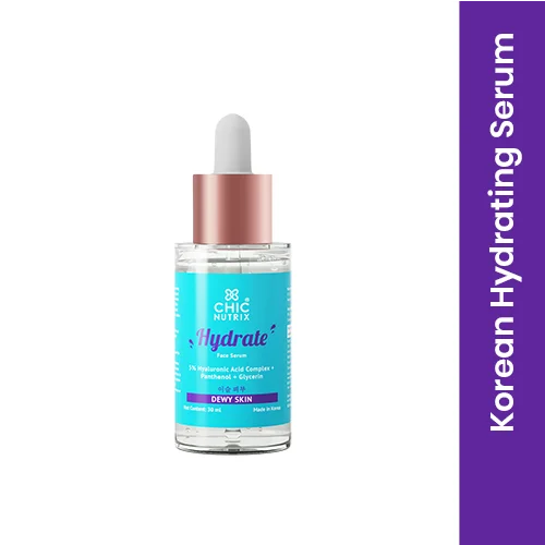 Chicnutrix Hydrate - 5% Hyaluronic Acid Complex for Skin Hydration & Skin Barrier Repair 
