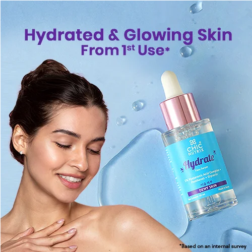 Chicnutrix Hydrate - 5% Hyaluronic Acid Complex for Skin Hydration & Skin Barrier Repair 