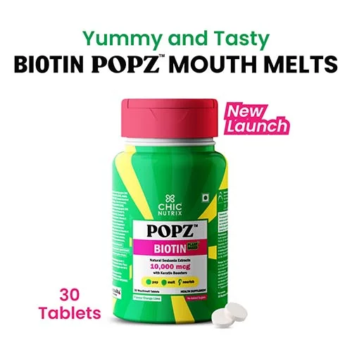 CHICNUTRIX POPZ BIOTIN - FOR STRONGER & THICKER HAIR