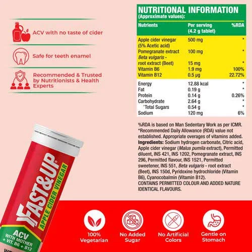Fast&Up Apple Cider Vinegar